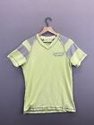 Guess Womens Yellow T-Shirt Short Sleeve V-Neck Size Small "