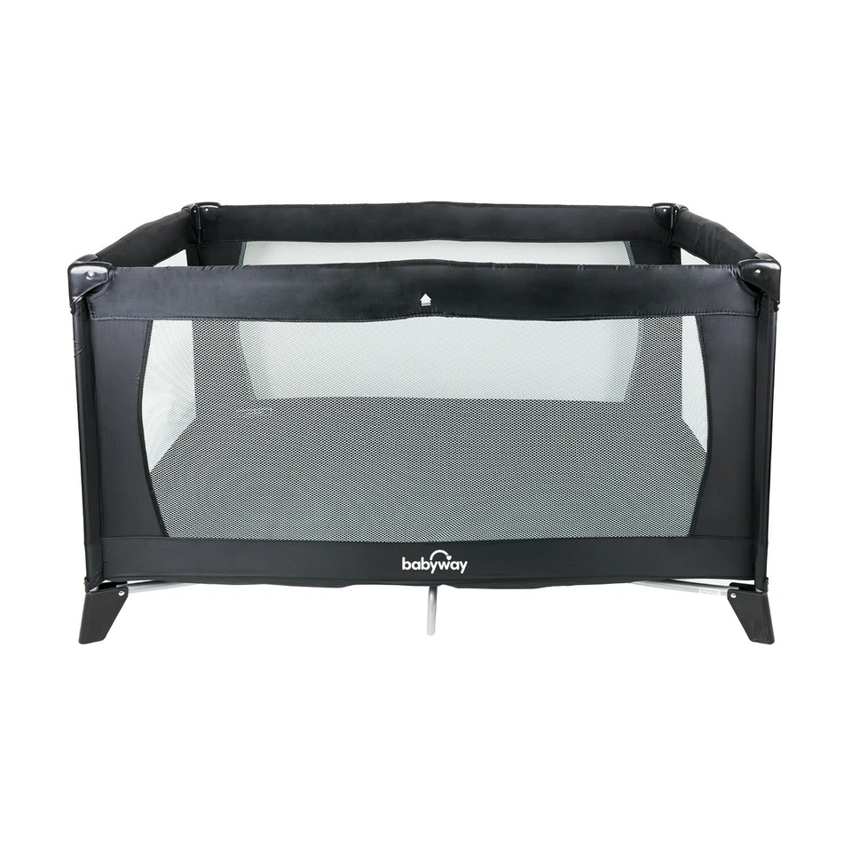 Travel Cot + Playpen with Mattress and Carry Bag by Babyway - Image 1 of 4