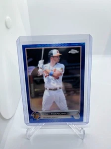 2022 Topps Chrome Trey Mancini #72 Blue Refractor 104/150 Cubs Orioles SP - Picture 1 of 2