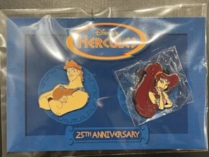 D23 Expo Disney Insiders Hercules & Megara 25th Anniversary 2 Pin Set 2022 meg - Picture 1 of 2