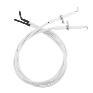 2 Pcs Ceramic Igniter Electrode w/ 700mm Ignition Spark Plug Wire for Gas Grill - Picture 1 of 13