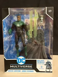 DC McFarlane Green Lantern John Stewart Build a Figure Frost King Endless Winter - Picture 1 of 6