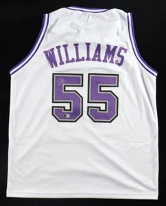 Jason Williams Autographed/Signed Jersey Sacramento Kings Beckett Sticker COA - Picture 1 of 3