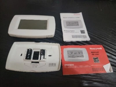 Honeywell RTH7600D 1006 - 7-Day Programmable Touch Screen Thermostat - WHITE - Image 1 of 4