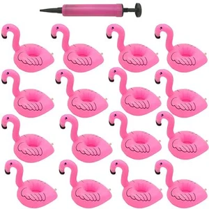 20Pack Inflatable Flamingo Drink Holder Pool Floats Cup Holder for Summer - Picture 1 of 5