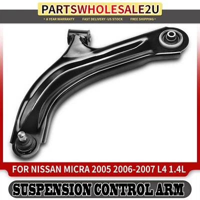 Brazo de control inferior delantero izquierdo con conjunto de rótula para Nissan Micra 2005-2007 Foto 1 de 4