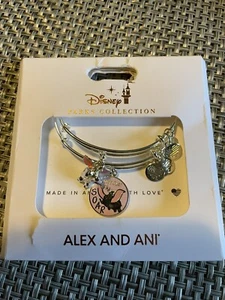 Disney Parks Collection Alex and Ani Baby Dumbo Silver Funwheel Bangle Bracelet - Picture 1 of 2