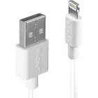 LINDY 31327  Cavo USB USB 2.0 Spina USB-A, Connettore Apple Lightning 2.00 m Bia