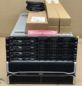 Dell MD3260 DC Array 80TB SAS 4x Dell R620 64 Cores 512GB RAM DAS Configuration - Picture 1 of 2