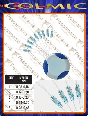 stopper in gomma trasparenti con flakes Colmic gommini stick - Immagine 1 di 3
