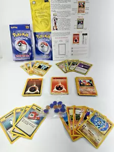 Pokemon Base Set Theme Deck 2-Player Card Game Starter Set Light-Moderate Play - Picture 1 of 18
