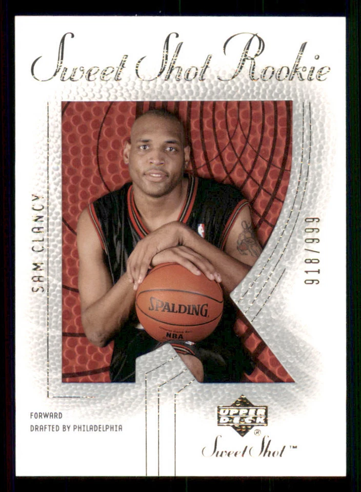 2002-03 Sweet Shot #95 Sam Clancy RC /999 - Image 1 of 2