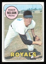 1969 Topps #279 Roger Nelson - - Very Good
