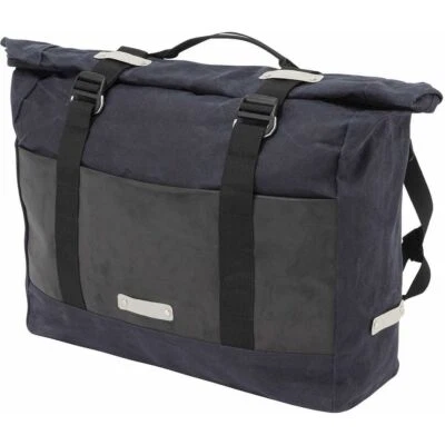 Bolsa carteiro Altura Heritage 25L ciclismo azul marinho ciclo reflexivo - Imagem 1 de 4