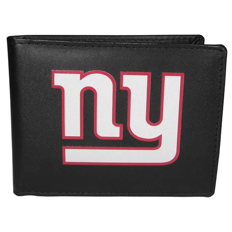 Siskiyou Sports NFL Unisex New York Giants Bi-fold Wallet Large Logo Cover