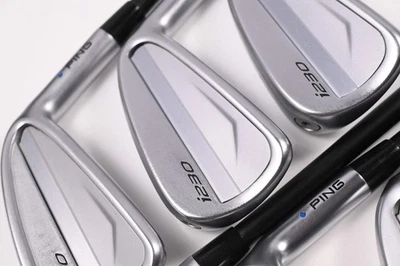 Ping i230 Irons / 5-PW+UW / Blue Dot / Senior Flex Ping Alta CB Black AWT Shafts - Image 1 of 4