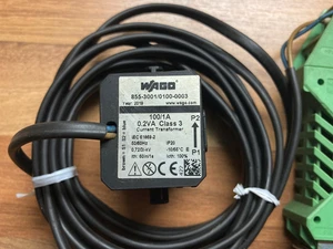 Wago 855-3001/100-0003 Kabelumbau-Stromwandler 100A 1A 0,2VA Class 3 klappbar - Bild 1 von 1