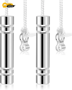 Novstuf Bathroom Light Pull Cord Handle, 2 PCS Chrome Light Switch End Weight - Picture 1 of 8
