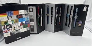 B478 Swatch Centennal Collection Des Jeux Olympiques 10 Montres Ensemble 1996 - Picture 1 of 13