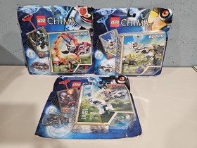 LEGO Legends of Chima Lot of 3: 70100 70101 70106 EQUILA Winzar RAZAR 