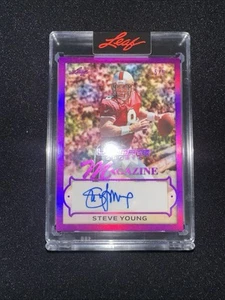 2024 Leaf Ultimate Sports STEVE YOUNG Authentic Auto Autograph /25 🔥 - Picture 1 of 1