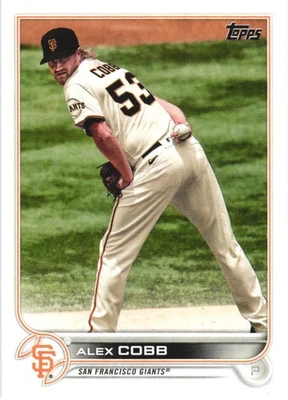 2022 Topps #359 Alex Cobb San Francisco Giants - Image 1 of 2