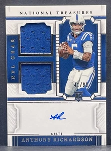 2023 Panini National Treasures Rookie RGS-ARN Anthony Richardson RC AUTO RPA /99 - Bild 1 von 2