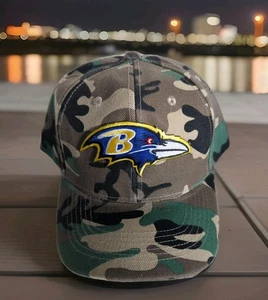 Baltimore Ravens Modern Green  Camo  Hat Cap. Adjustable. Comfort and style.  - Picture 1 of 4
