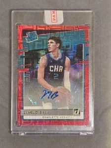 2020-21 Panini Donruss Lamelo Ball #202 Red Mojo Prizm Rated Rookie Auto 28/99 - Picture 1 of 2