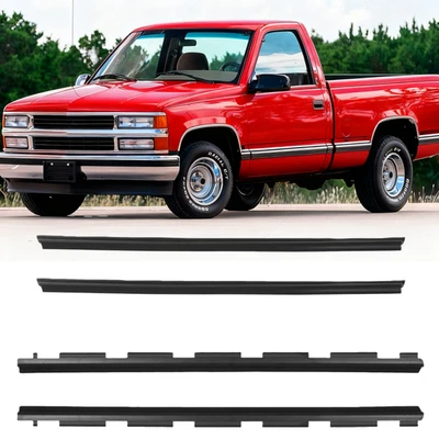 Комплект уплотнений для внутренней и наружной отделки окон грузового автомобиля Chevy 4 шт. - Изображение 1 из 4