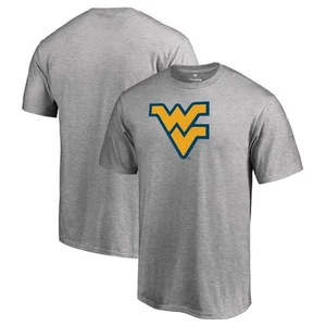 Men's Ash West Virginia Mountaineers Primary Team Logo T-Shirt - Picture 1 of 3
