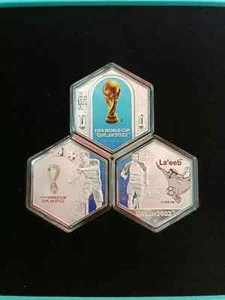 2022 Qatar World Cup Medal 3PCS (Official issuse set) - Picture 1 of 7