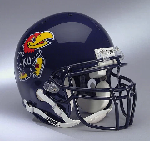 KANSAS JAYHAWKS NCAA Schutt XP Full Size REPLICA Gameday Football Helmet Cover