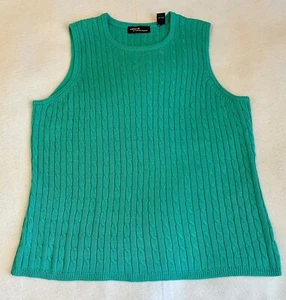 Valerie by Valerie Stevens Silk Blend Cable Knit Sweater Women's- L - Picture 1 of 5