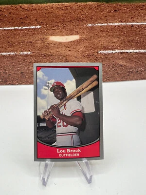 1990 Pacific Legends  #12 Lou Brock - St. Louis Cardinals - Image 1 of 2