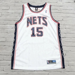 Vintage New Jersey Nets Vince Carter Basketball Jersey Authentic Sewn - Picture 1 of 12