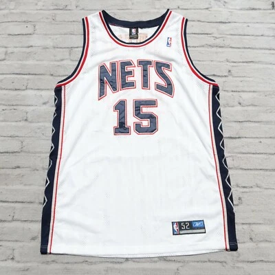 Camiseta deportiva de baloncesto vintage New Jersey Nets Vince Carter auténtica cosida Foto 1 de 4