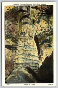 Postal Parque Nacional de las Cavernas de Carlsbad Nuevo México Geología Lino Espeleología - Imagen 1 de 2