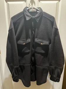 Vintage Bugle Boy Aztec Southwestern Fleece Jacket Men’s Medium Metal Snaps - Picture 1 of 7
