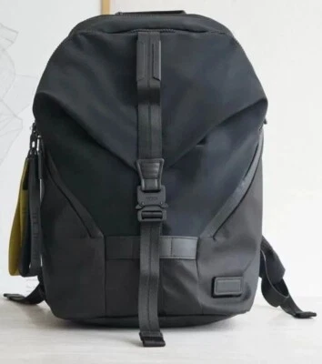 TUMI TAHOE FINCH 798673GYEM Mochila Negra Poliéster Nylon Piel de Vaca NUEVA Foto 1 de 4