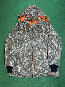 Vintage Mossy Oak Realtree Johnson Garments Reversible Men Large Hunting Jacket - Picture 1 of 8