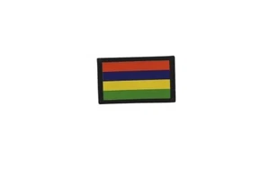 Patch Aufnäher Aufnäher Stickerei Thermoaufnäher bedruckt Flagge Badge Mauritius - Bild 1 von 1