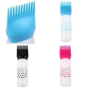 Empty Hair Dye Bottle Dyeing Shampoo Bottle 120ml Bottle Applicator Brush Bottle - Picture 1 of 15