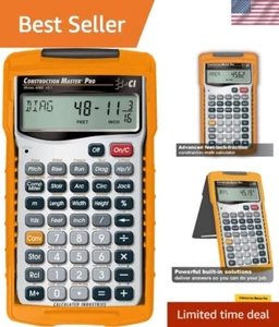Construction Master Pro Advanced Construction Math Feet-inch-Fraction Calcula... - Picture 1 of 9