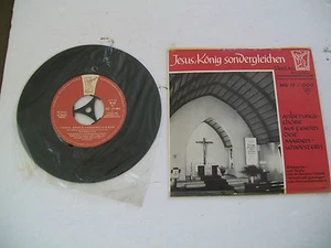 German Jesus Konig Sondergleichen 45RPM LP Verlag Evangelisch MS17/003 Bibelwort - Picture 1 of 12