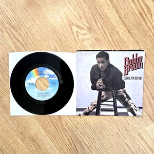 Bobby Brown 45s- Lot Of 2- Girlfriend, On Our Own - Picture 1 of 5