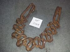 Vintage Rustic Rusty Country Farm Salvage Chain Primitive Steampunk Art Hanger