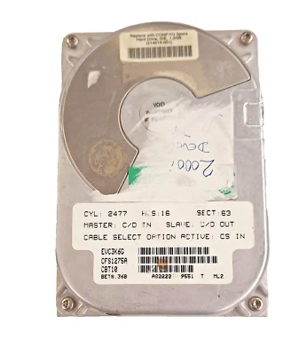 Compaq HP 214215-001 1.2GB 5400RPM IDE 3.5" Hard Drive - Image 1 of 3