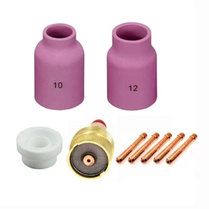 TIG Weld Torch consumables Gas Lens Collet Body Kit for WP-17 WP-18 WP-26 9/pack - Picture 1 of 7