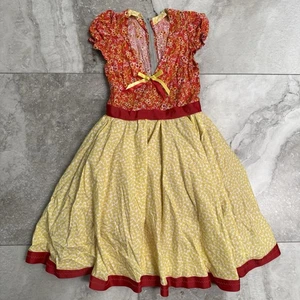 Handmade Floral Dress Country Cottage Style XS-S - Picture 1 of 8